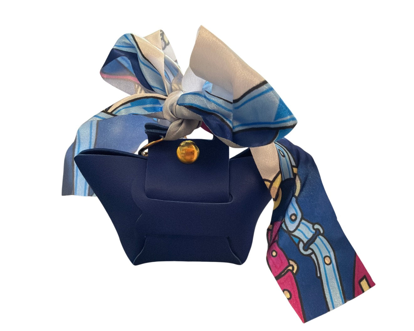 Mini Purse Bag Charms w/ Scarf