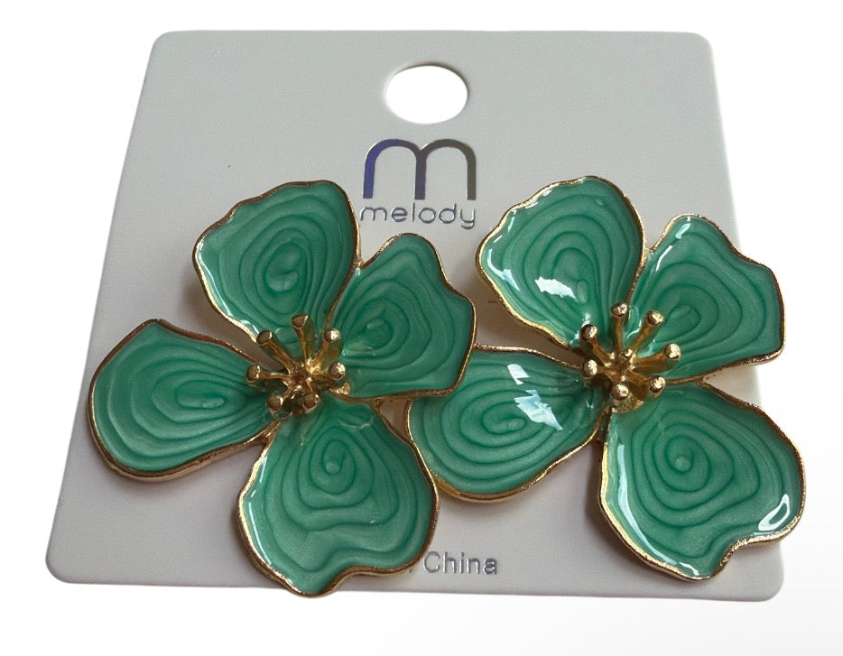 Big Flower Earrings