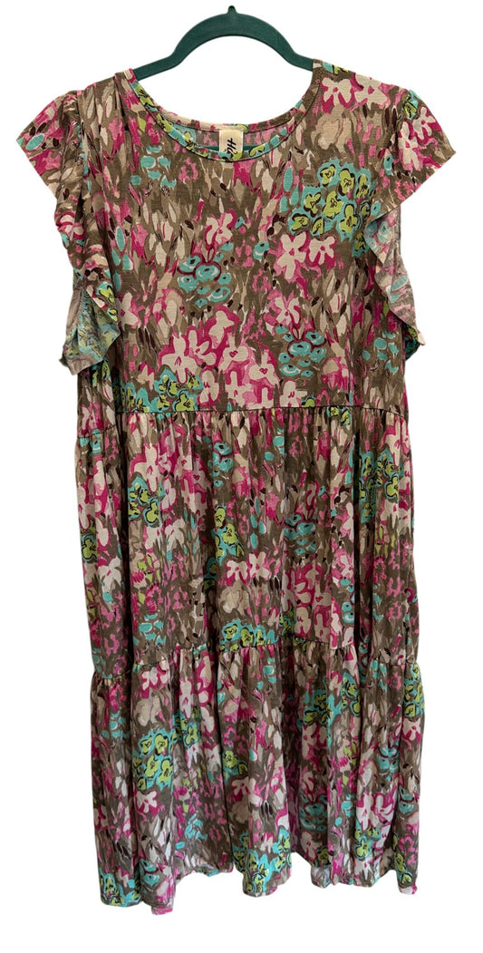 Tiered Floral Dress