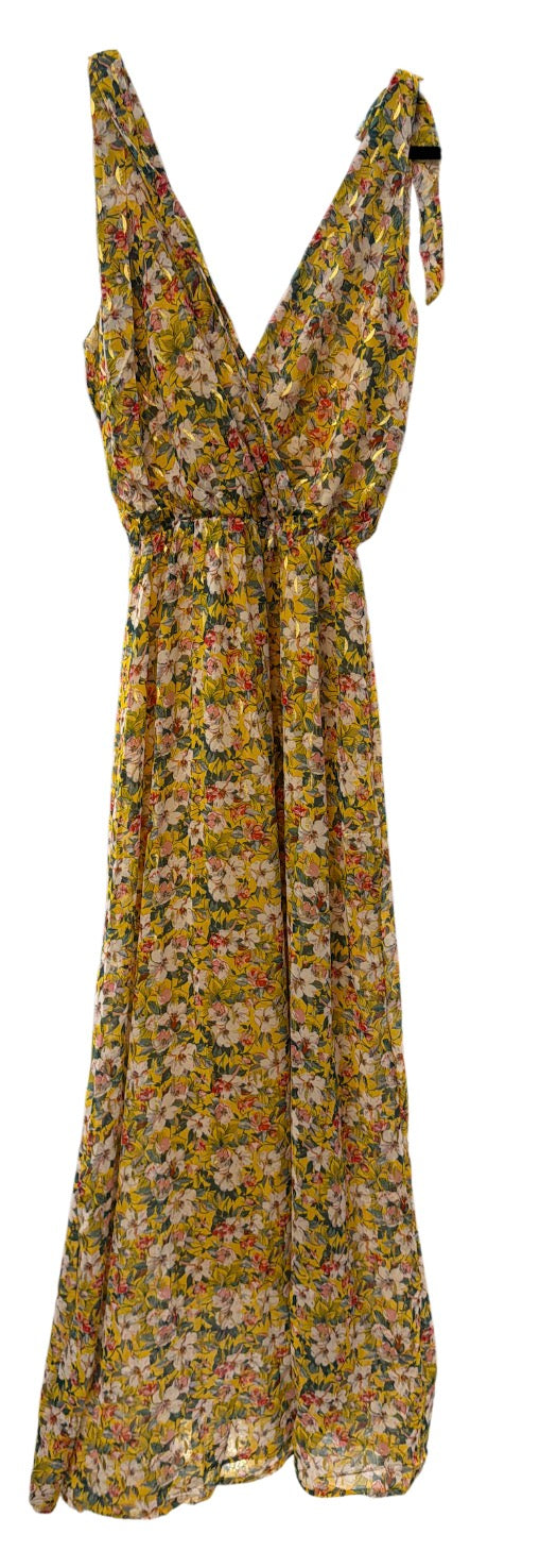 Sublime Yellow Shimmer Dress