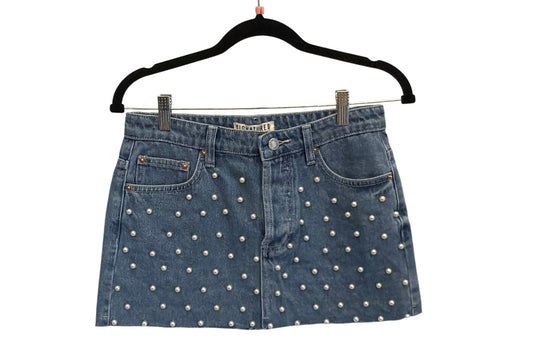 Pearl Denim Skirt