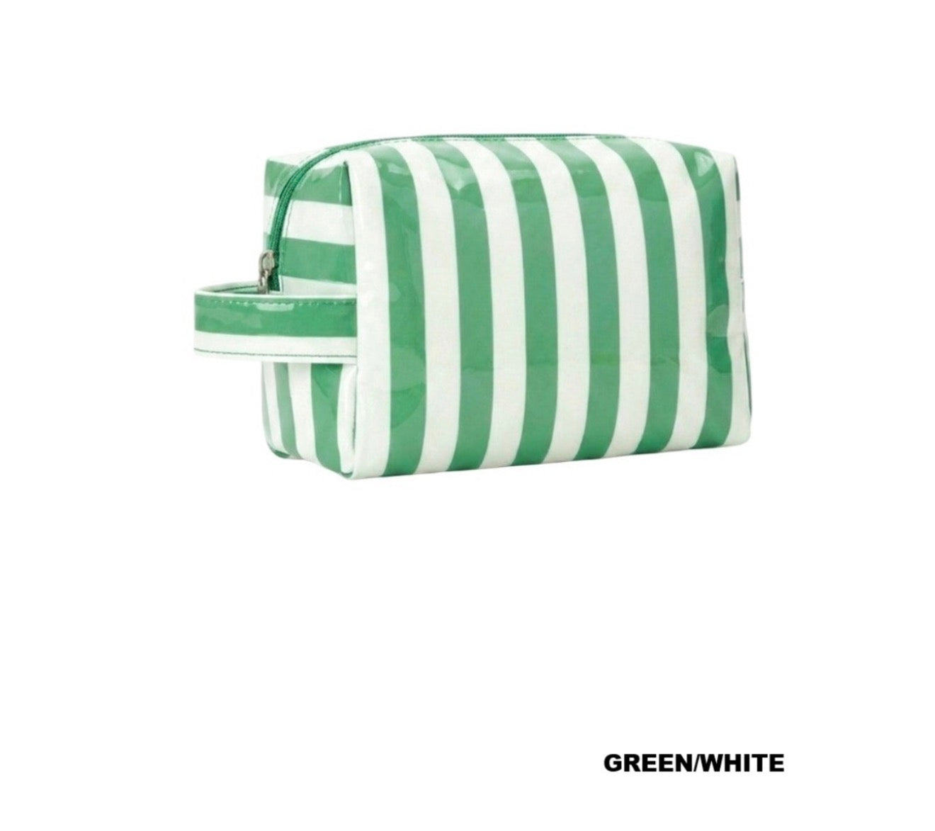 Striped Waterproof Cosmetic Bag