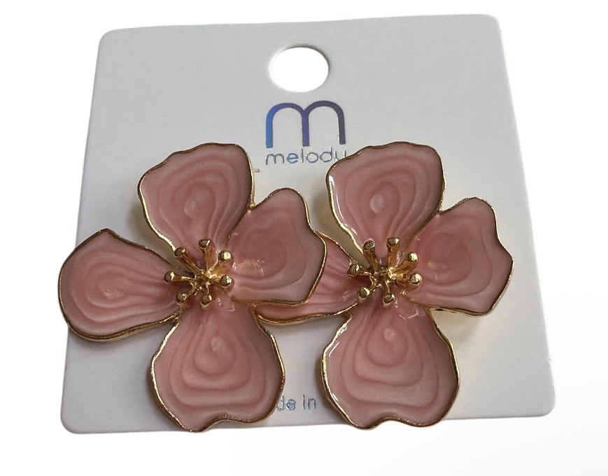 Big Flower Earrings