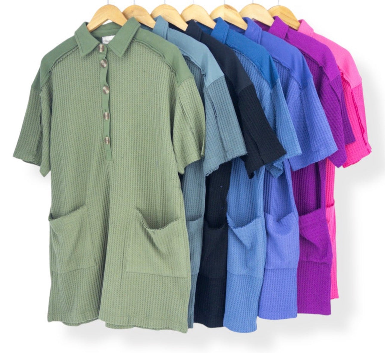 Waffle Dress by Zenana