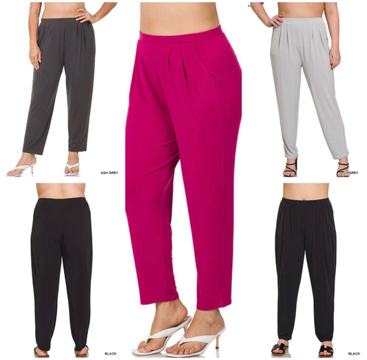 Zenana Pleated Pants
