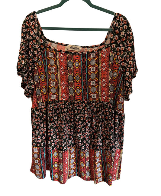 Boho Colorblock Top