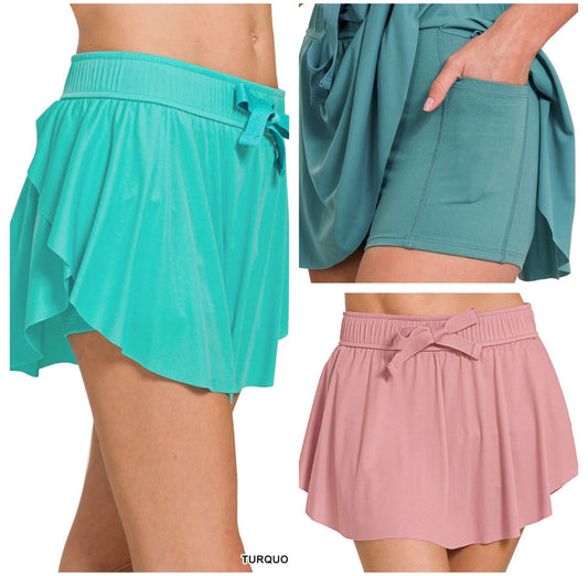 ZENANA TENNIS ATHLETIC SHORTS