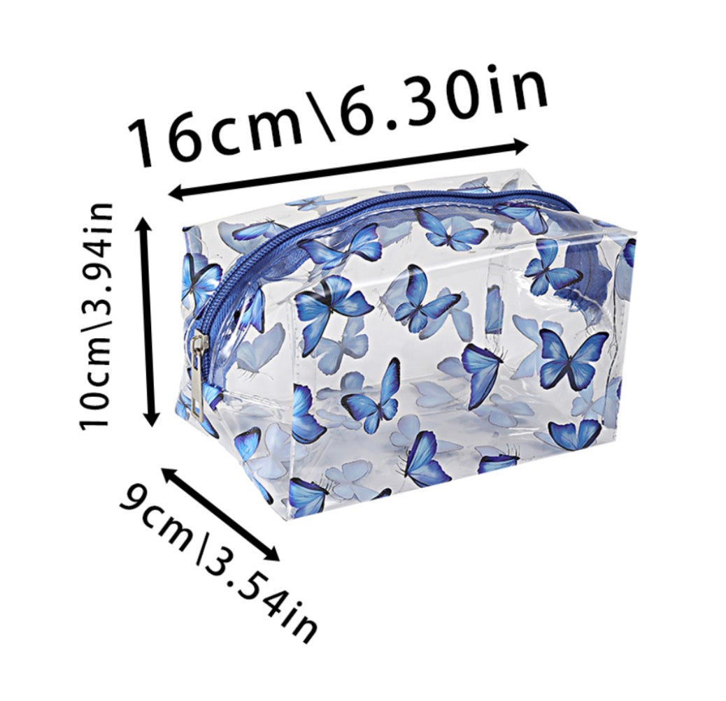 Trendy Pattern Transparent Cosmetic Bag