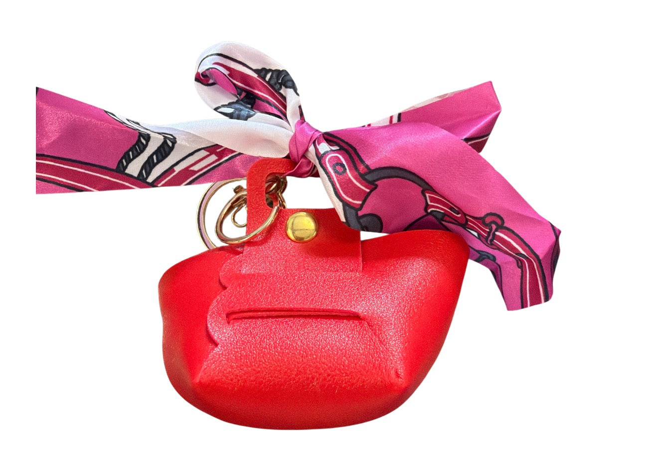 Mini Purse Bag Charms w/ Scarf