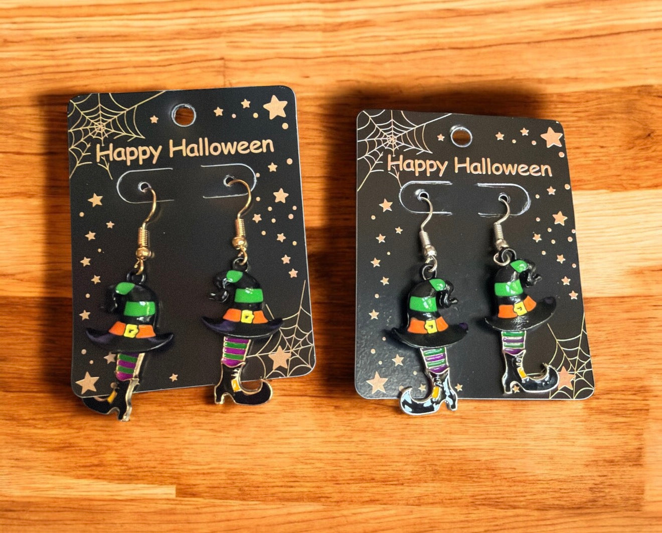 Halloween Witches Feet Earrings