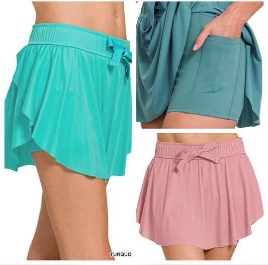 Zenana Tennis Athletic Shorts