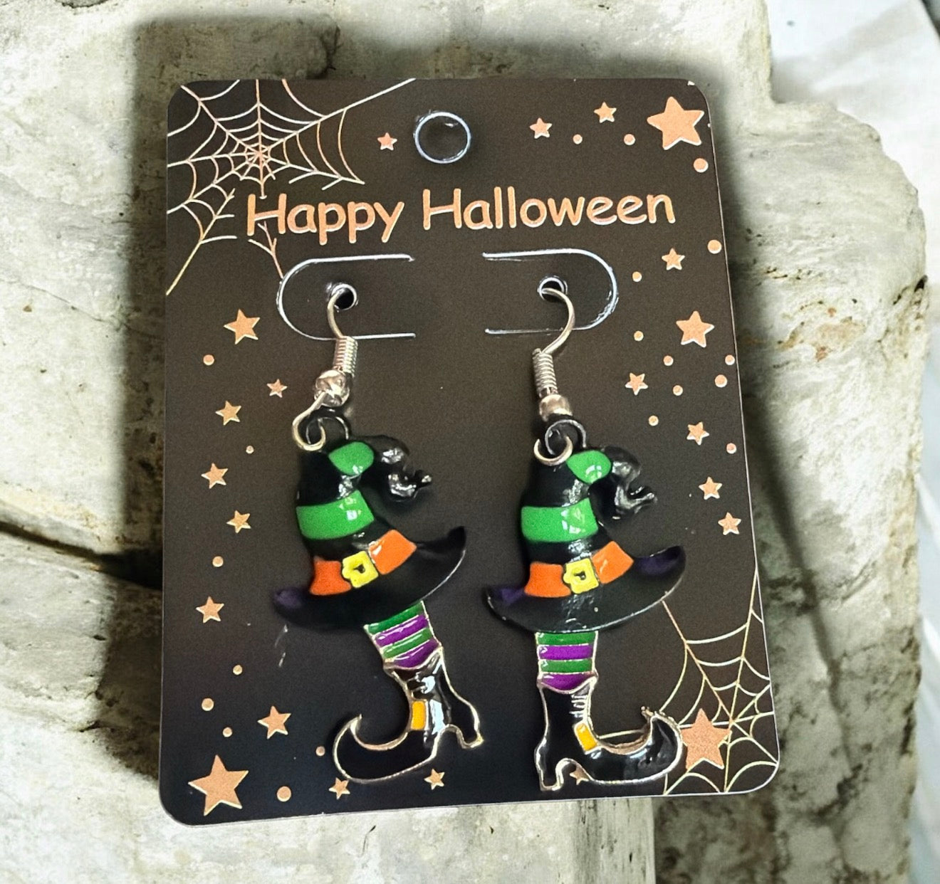 Halloween Witches Feet Earrings