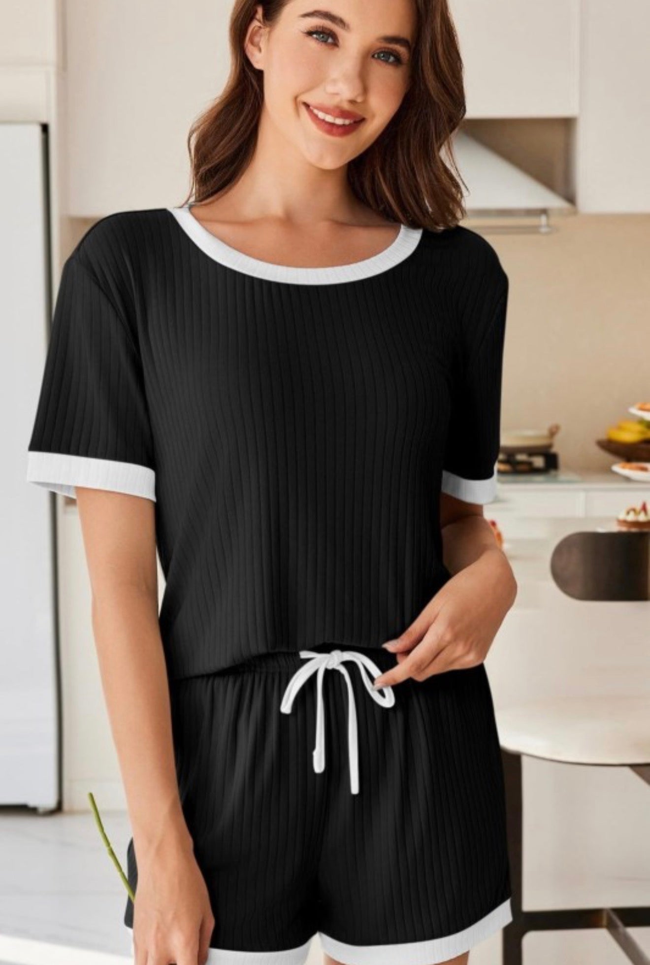 Ribbed Color Block Set