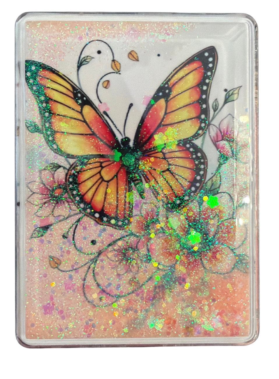 Butterfly Glitter Mirror