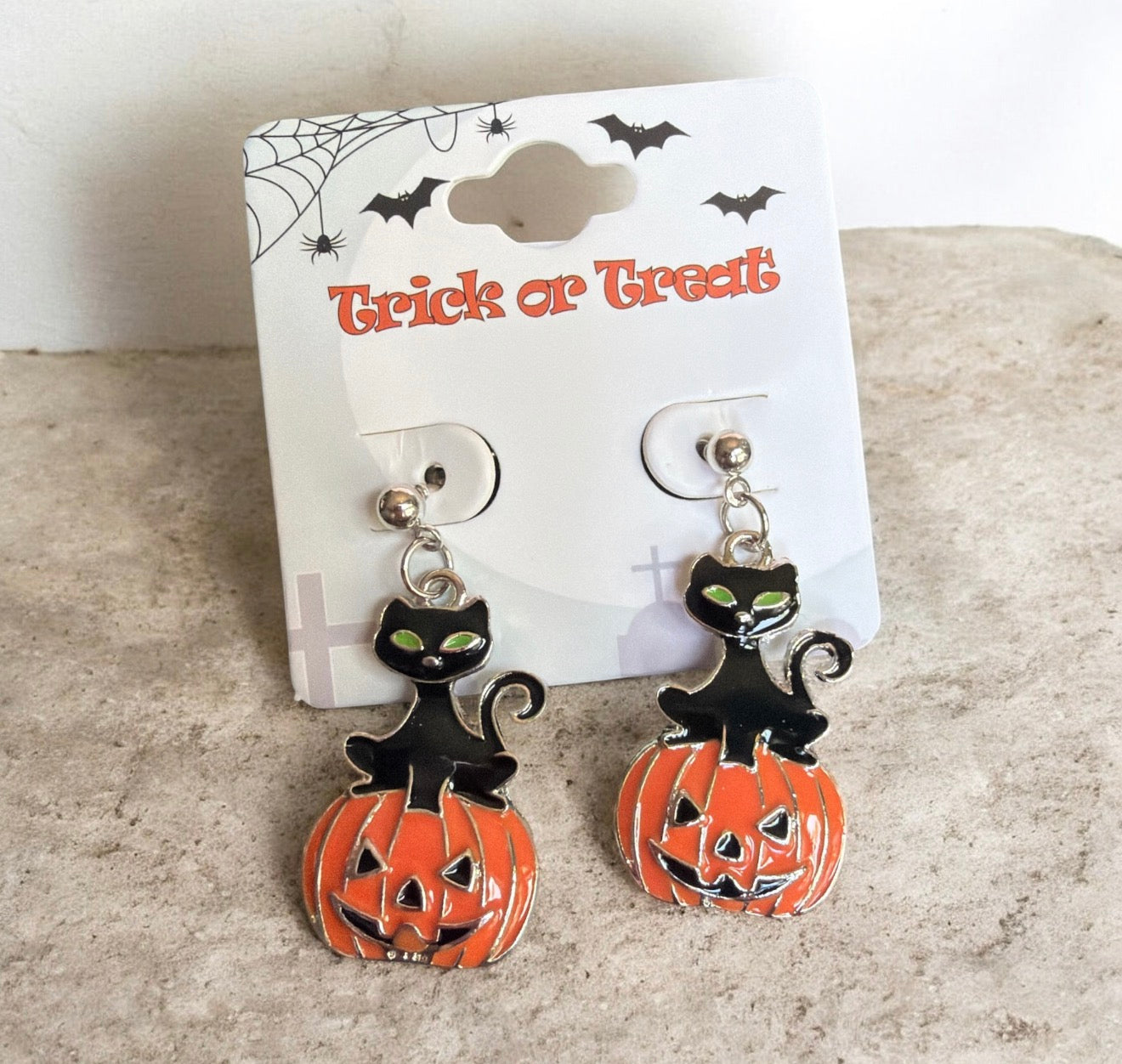 Halloween Cat Earrings