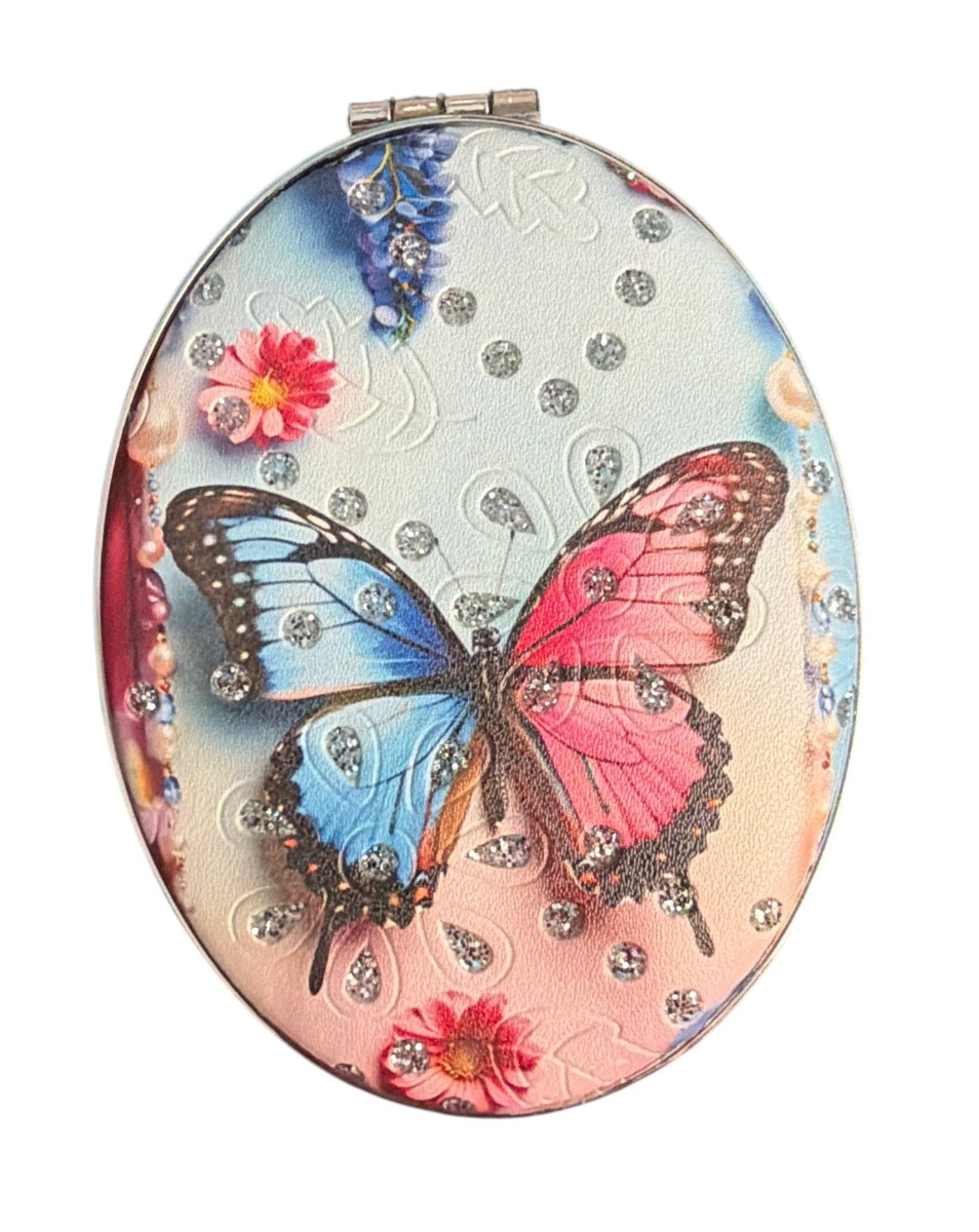 Butterfly Oval Mirror