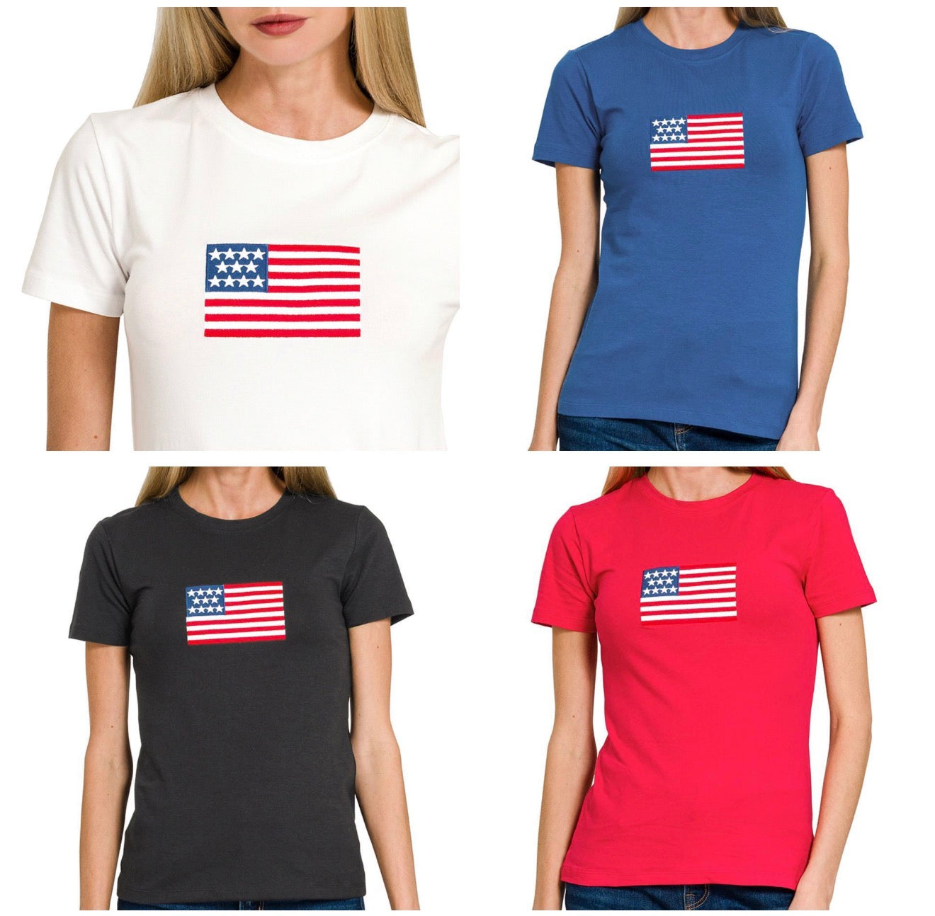 Zenana USA Basic Top