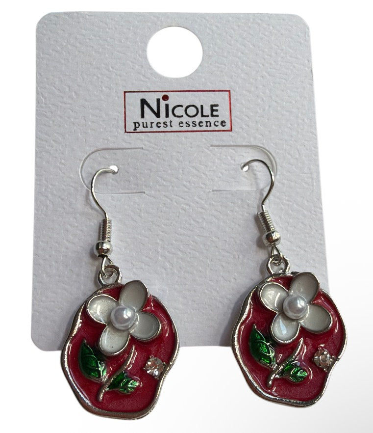 Flower Pearl Earrings