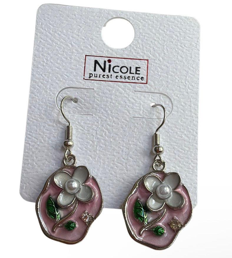 Flower Pearl Earrings