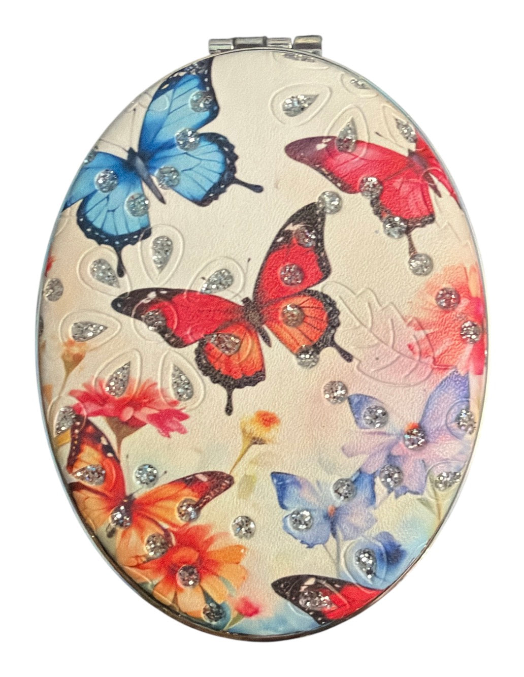 Butterfly Oval Mirror