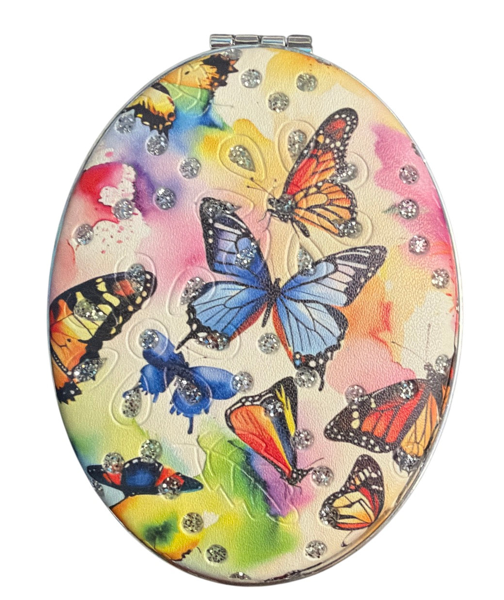 Butterfly Oval Mirror