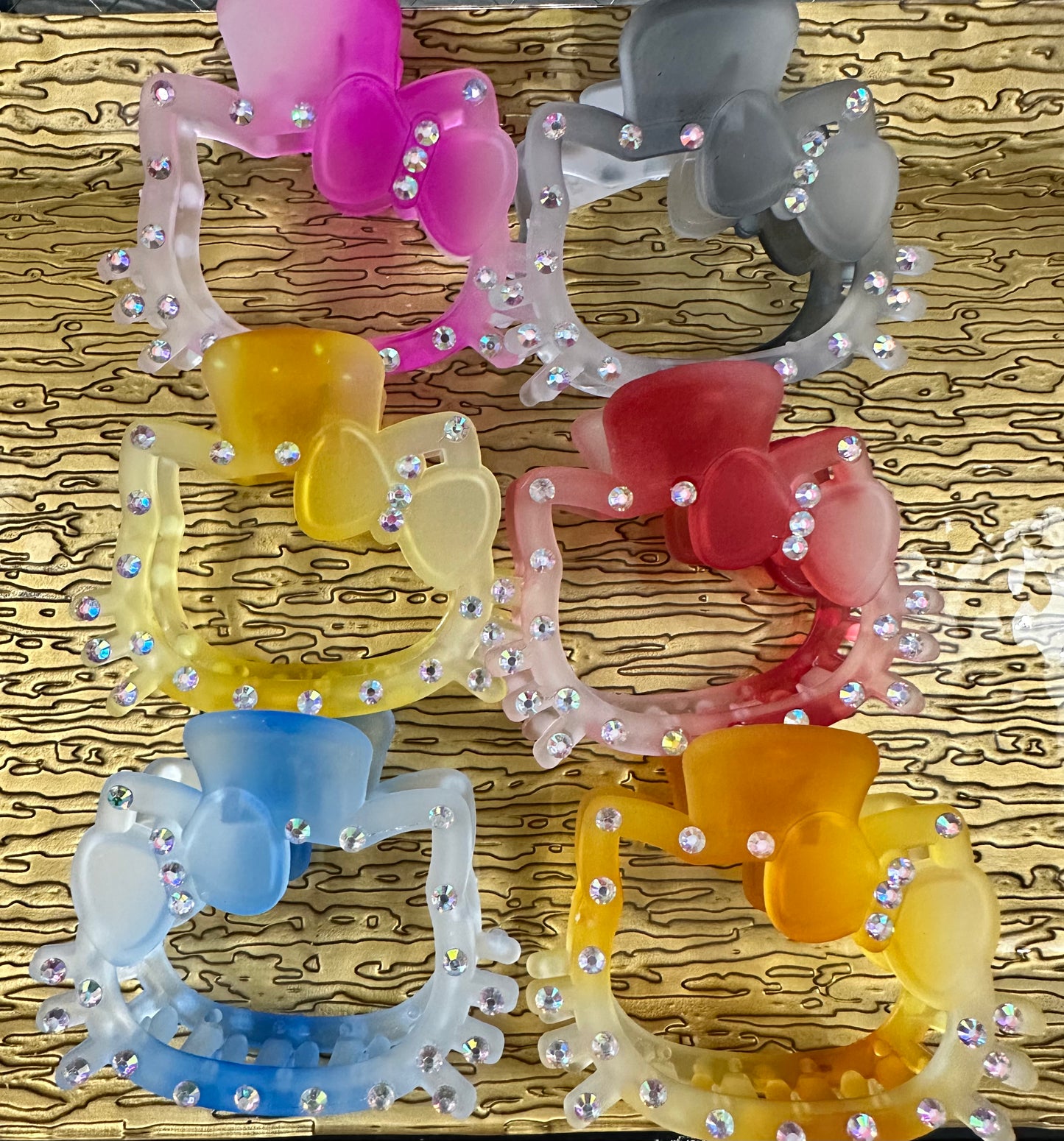 Hello Kitty Rhinestone Clips
