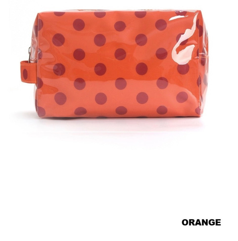 Polka Dot Cosmetic Bag
