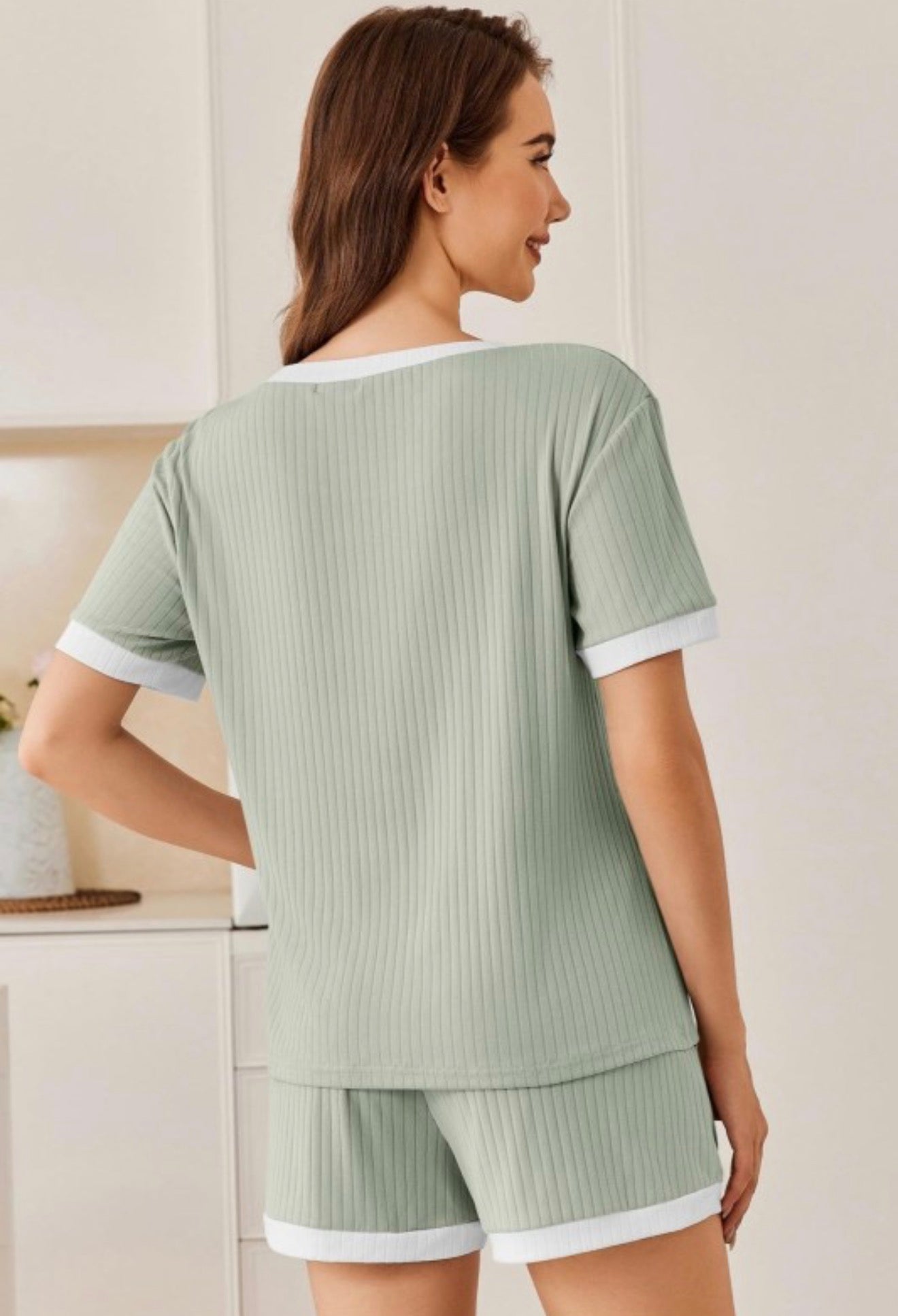 Ribbed Color Block Set