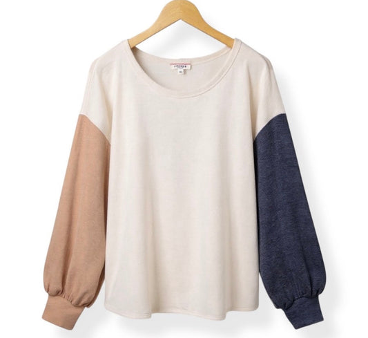 Andre Color Block Sweater