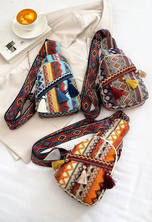 Zenana Aztec Crossbody