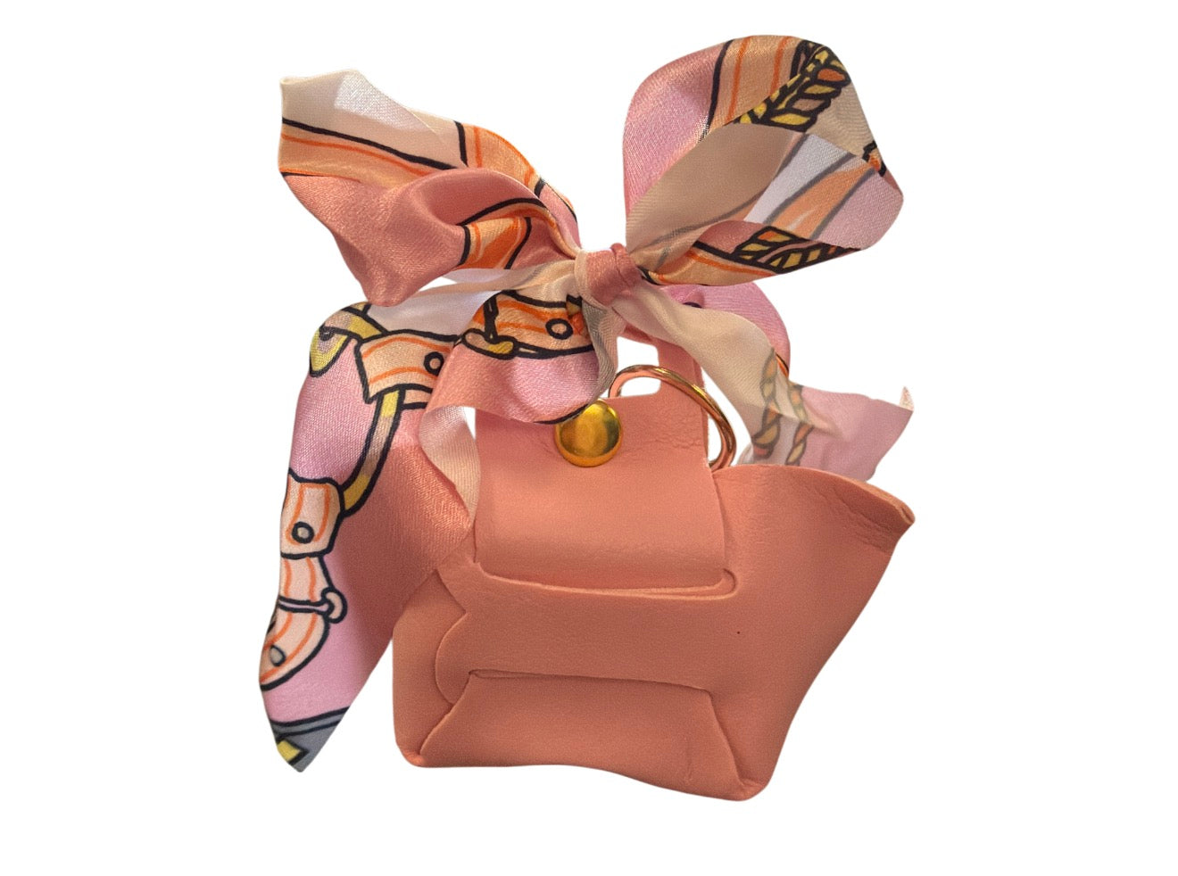 Mini Purse Bag Charms w/ Scarf