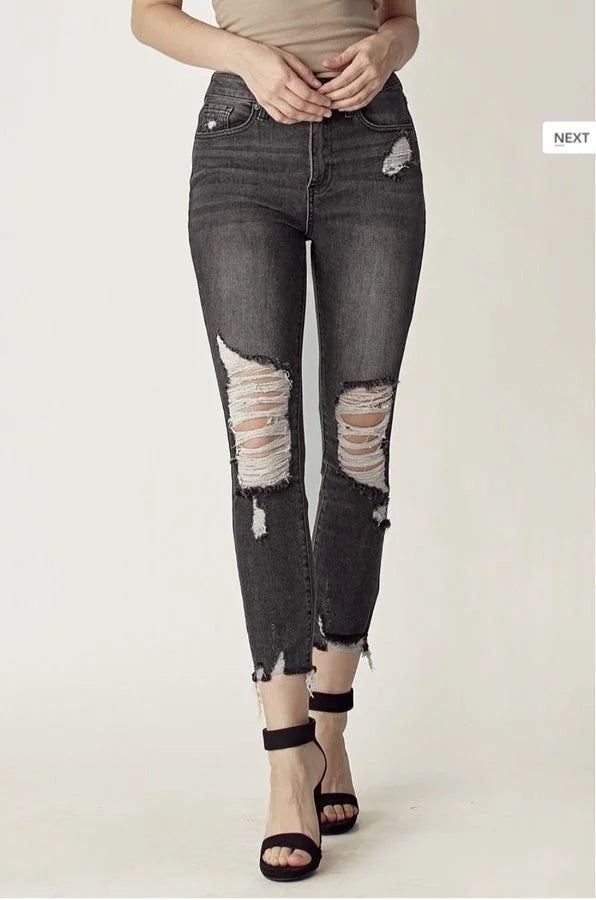 Risen High Rise Dark Denim - FB2865