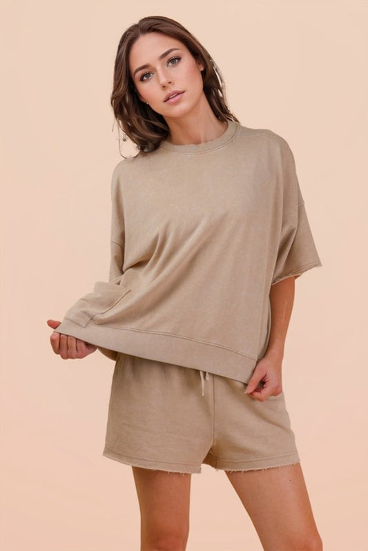 Mineral Washed Casual Set