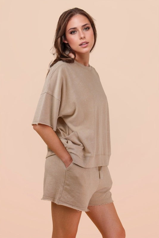 Mineral Washed Casual Set
