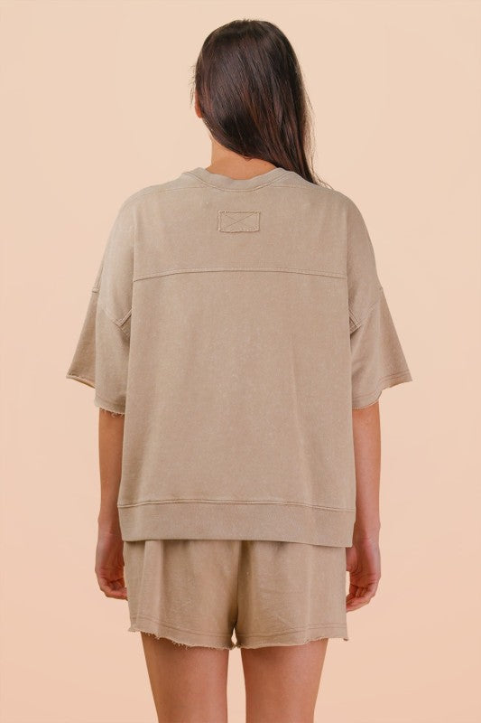 Mineral Washed Casual Set
