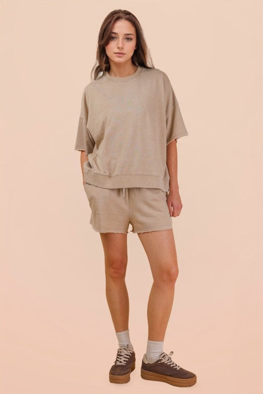 Mineral Washed Casual Set