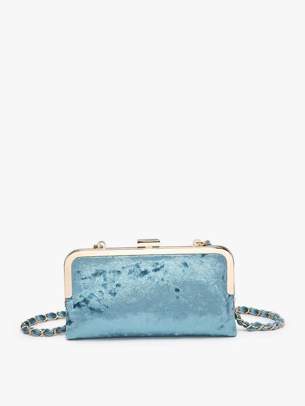 Jen&Co Sue Velvet Wallet Crossbody
