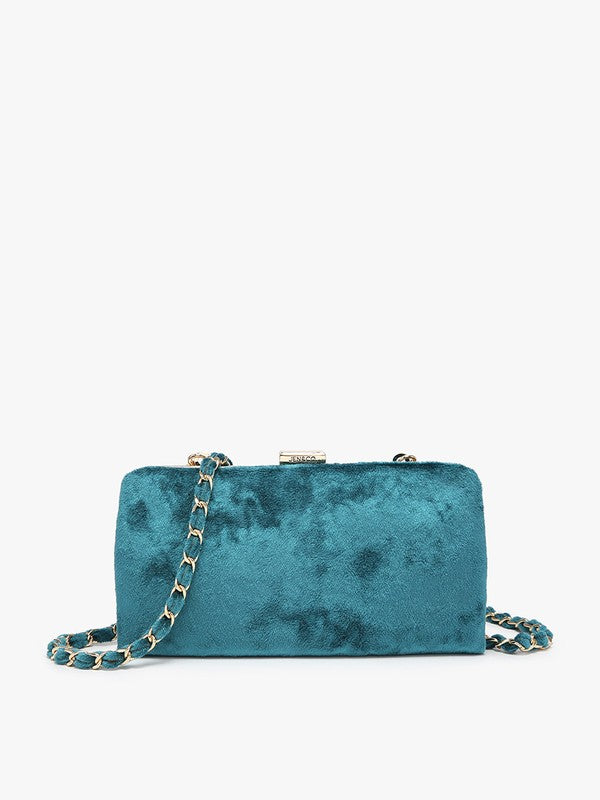 Jen&Co Sue Velvet Wallet Crossbody