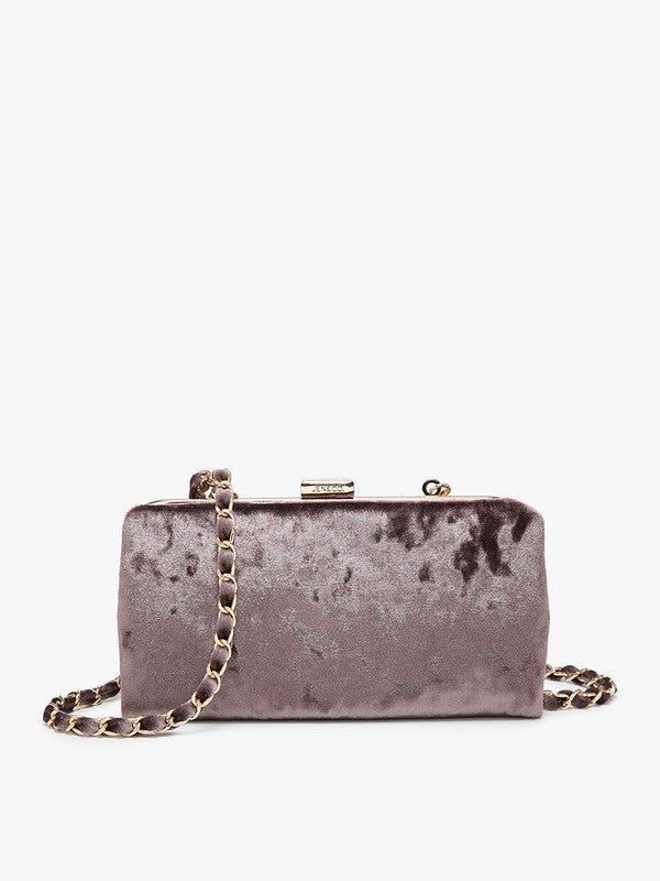 Jen&Co Sue Velvet Wallet Crossbody