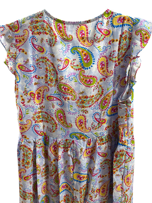Emily Wonder Blue Ruffle Sleeve Dress