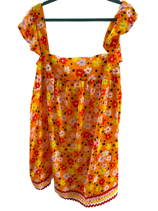 Emily Wonder Orange Retro Dress