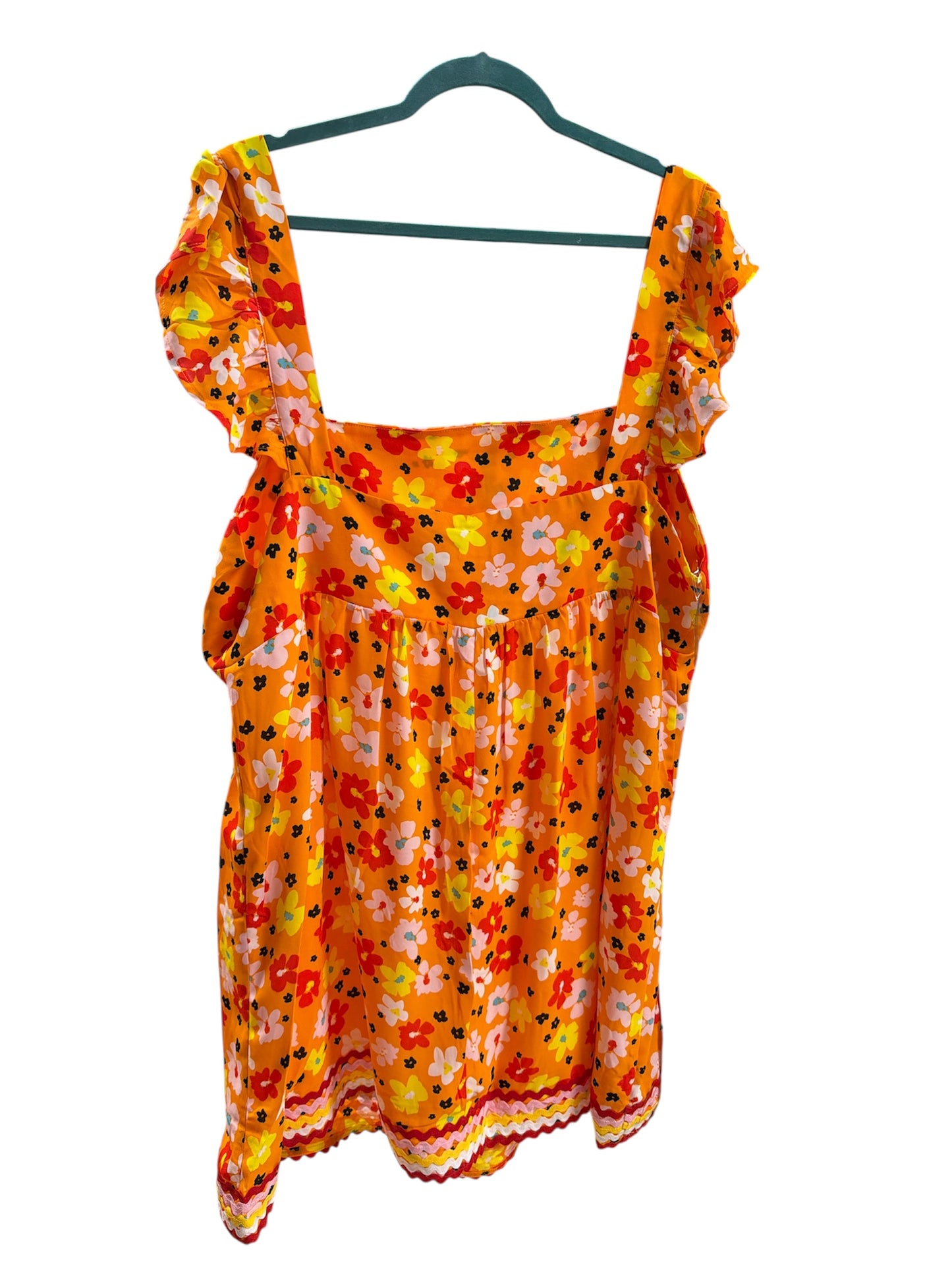 Emily Wonder Orange Retro Dress