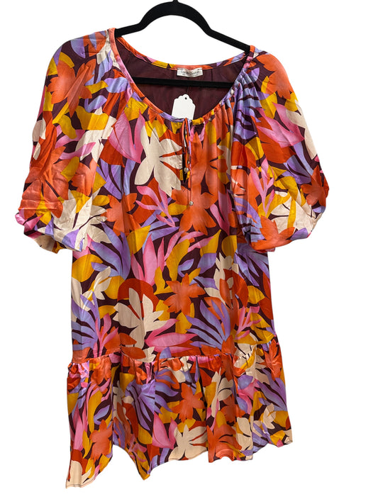 Carole Tropical Bubble Sleeve Dress