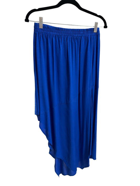 Blue Maxi Side Skirt