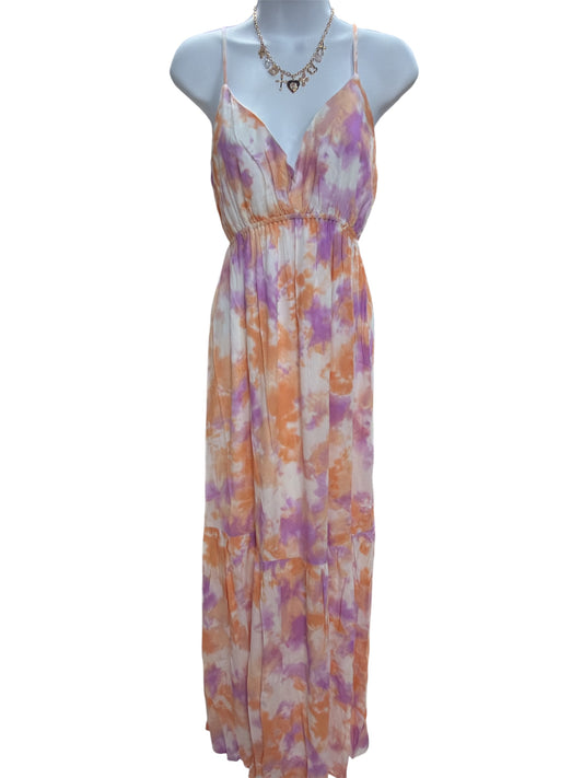 Andre Purple/Orange Maxi Dress