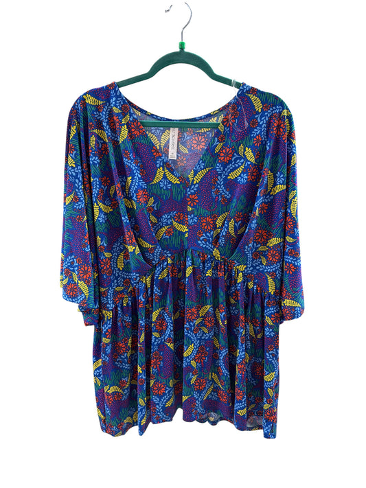 Dear Scarlett Top - Blue Paisley