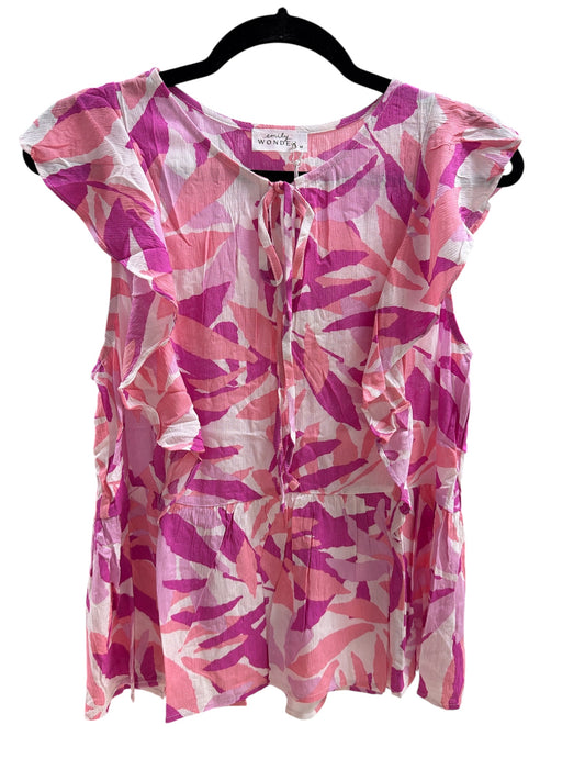 Emily Wonder - Pink Ruffle Sleeve