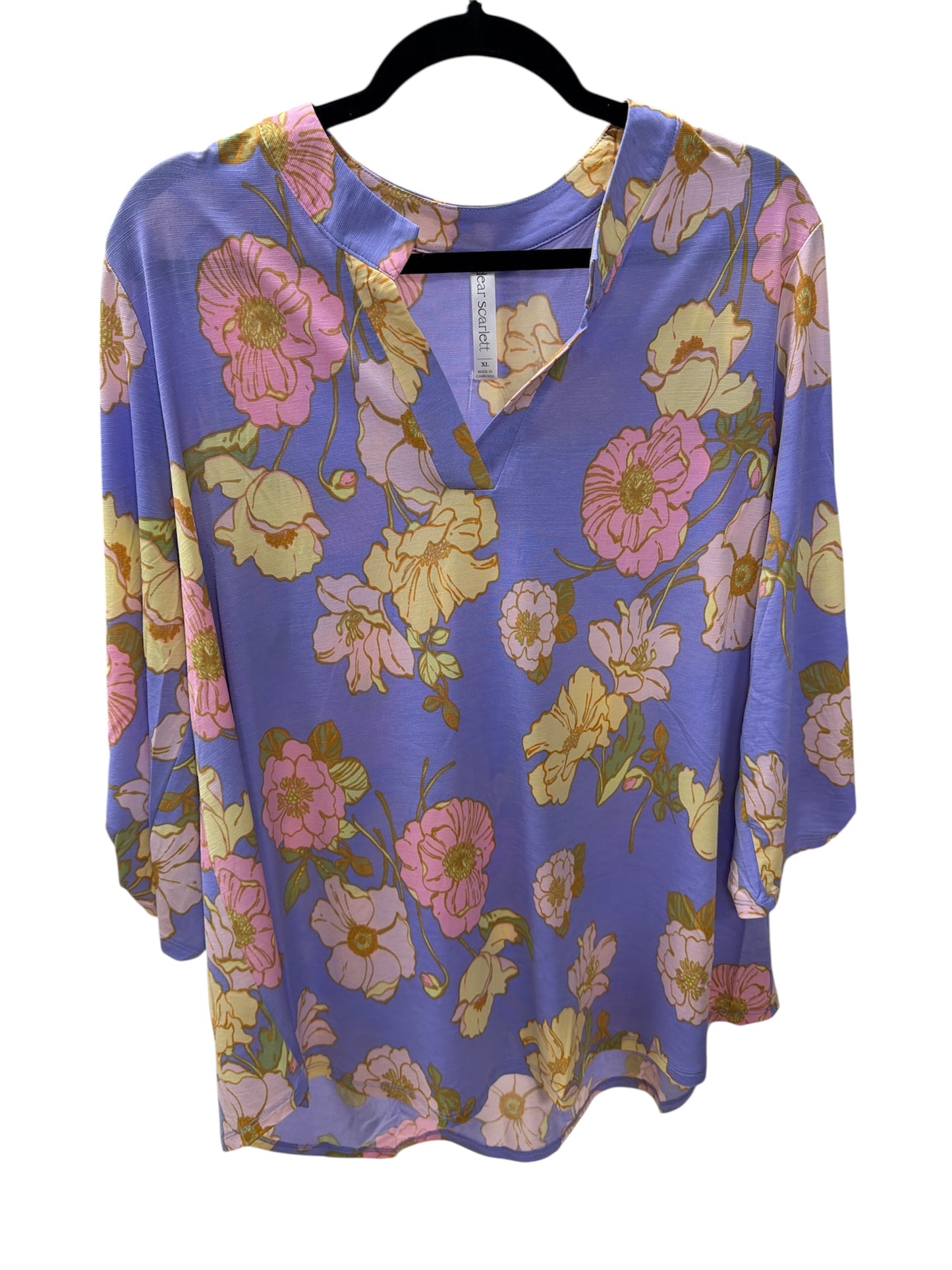 Dear Scarlett Pastal Floral Top