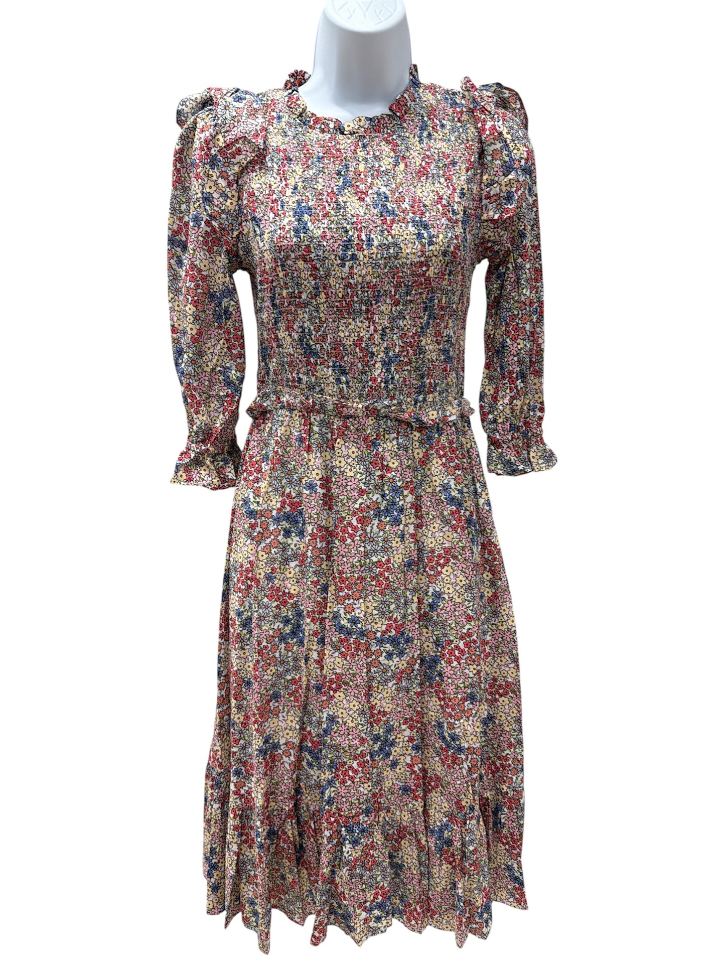 Carole Christian Blue Multicolor Dress