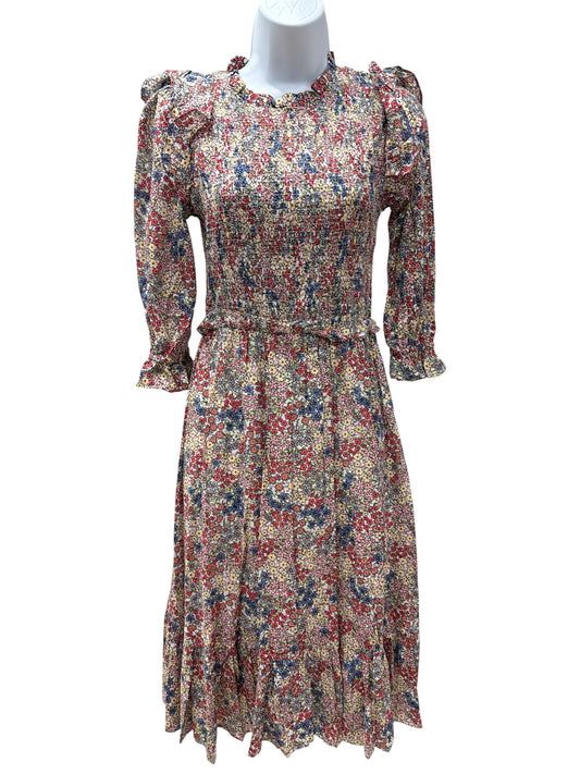 Carole Christian Blue Multicolor Dress